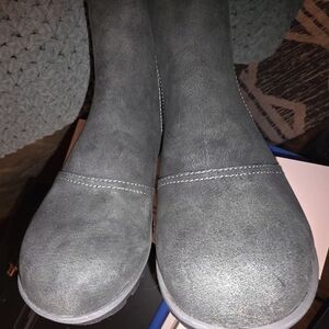 Black Suede JBU Womens Ankle Boots